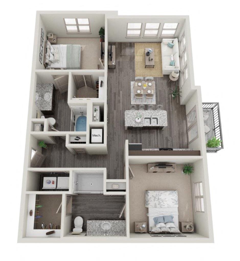 B4 floor plan